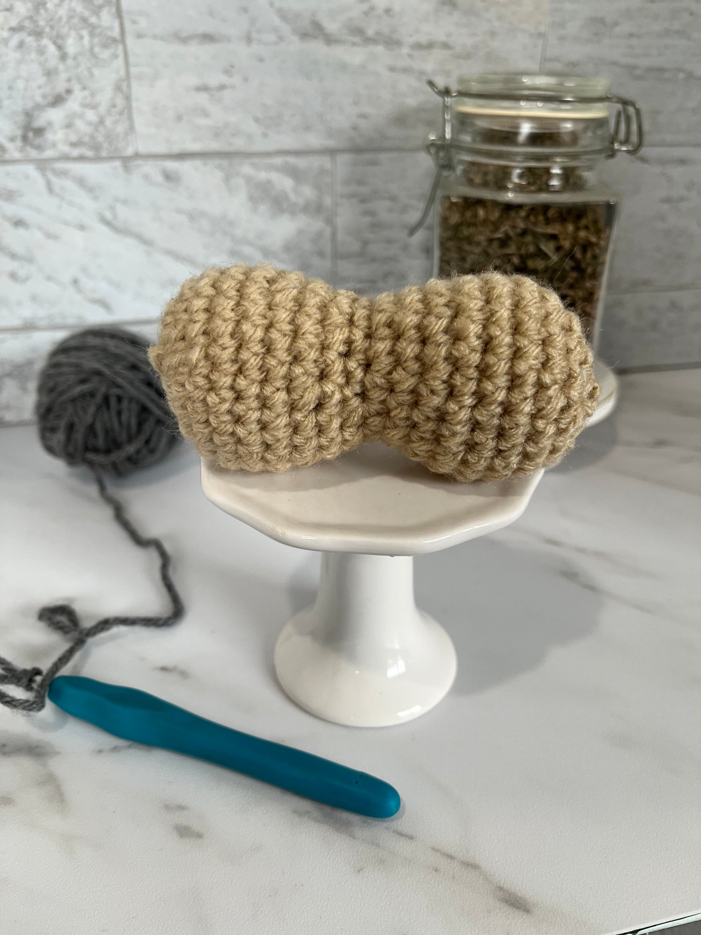 Peanut Crochet Cat Toy