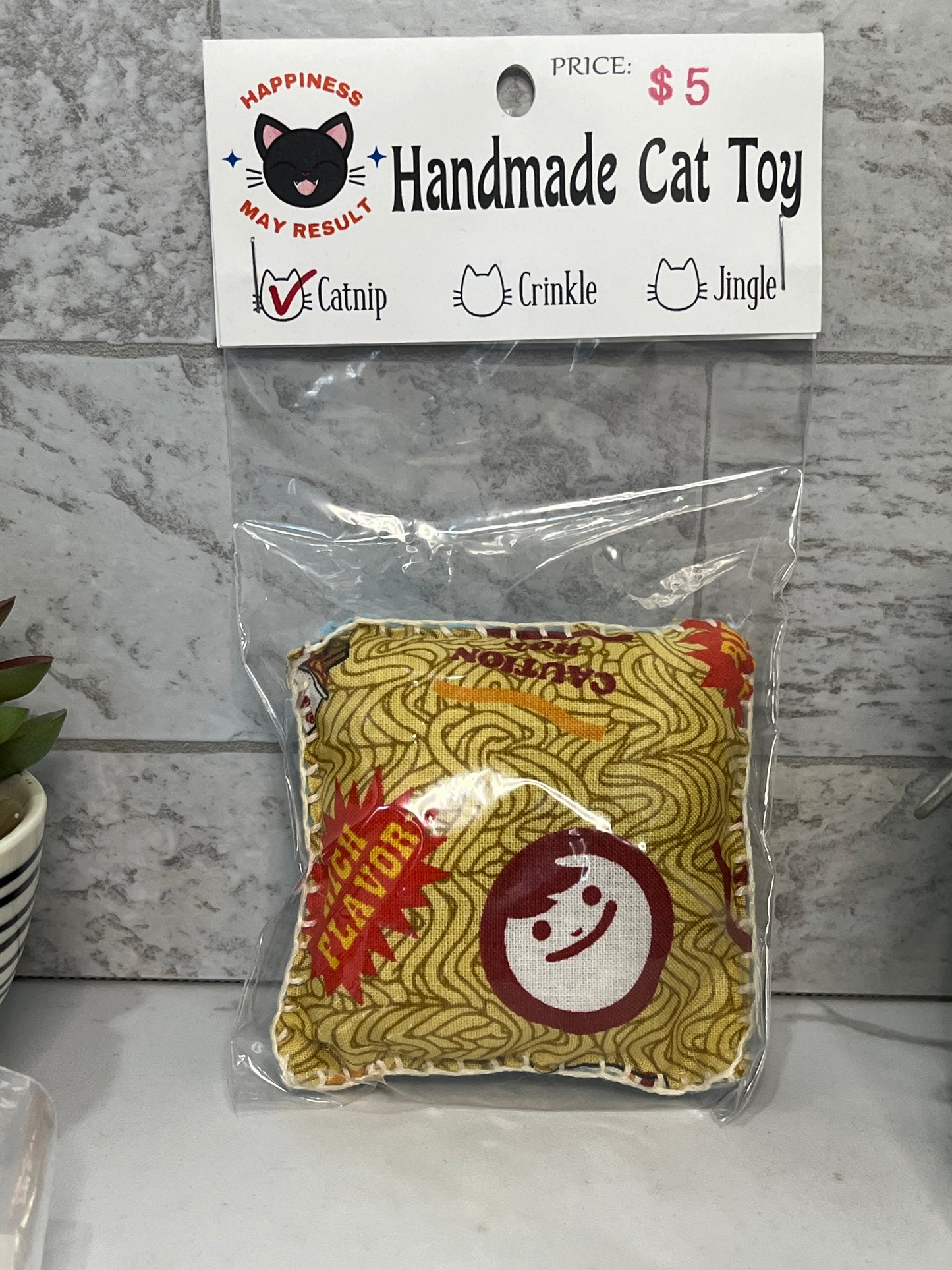 Fabric and Felt Cushion Cat Toys