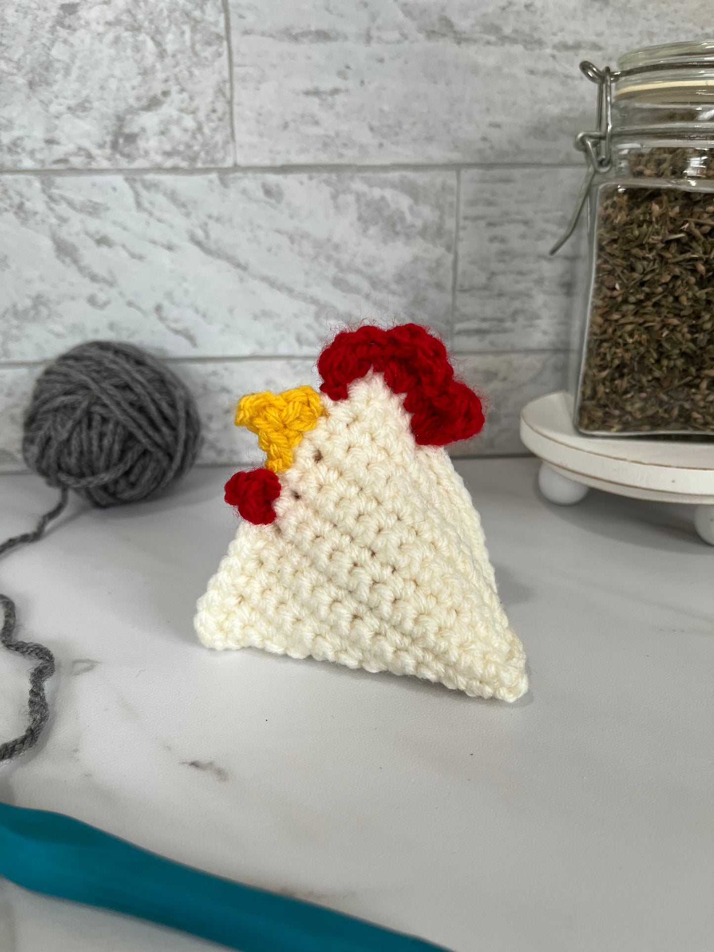 Chicken Crochet Cat Toy