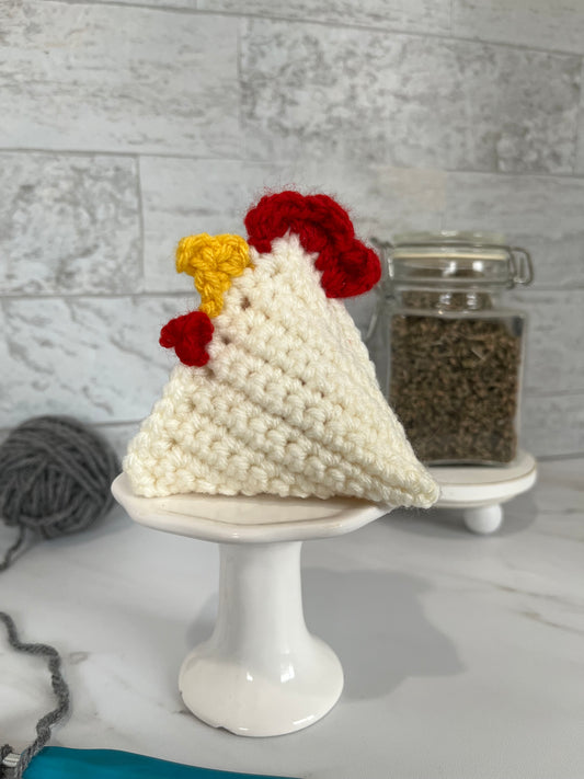 Chicken Crochet Cat Toy