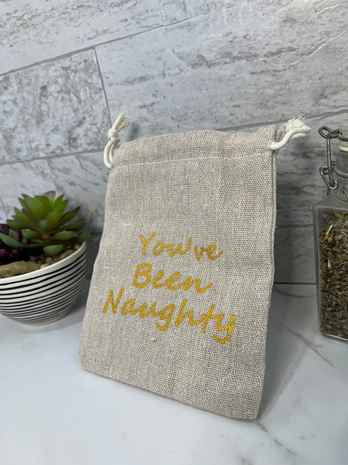 Naughty Cat Coal Sack Toy