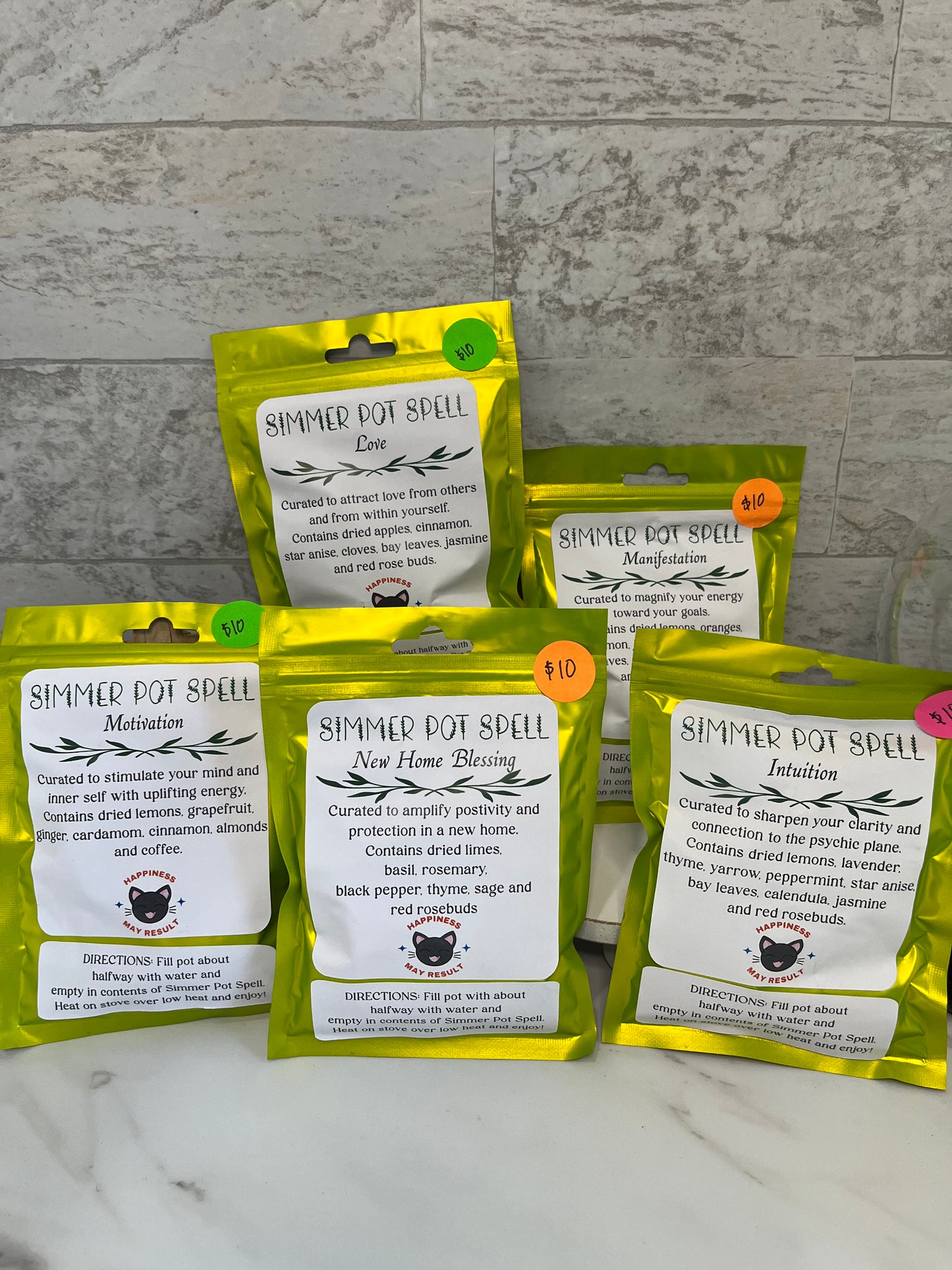 Intention Based Simmer Pot Spells