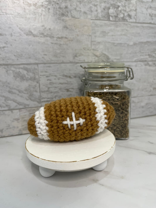 Football Crochet Cat  Toy